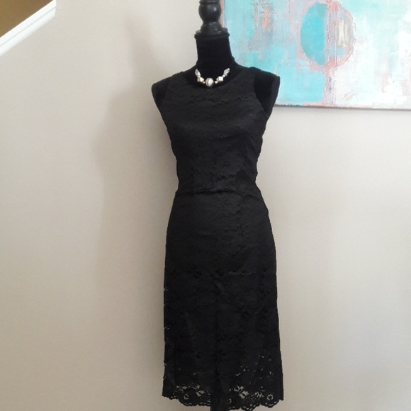 Lundstom Collection/Black/ Sleeveless/ Lace Dress - Picture 1 of 8